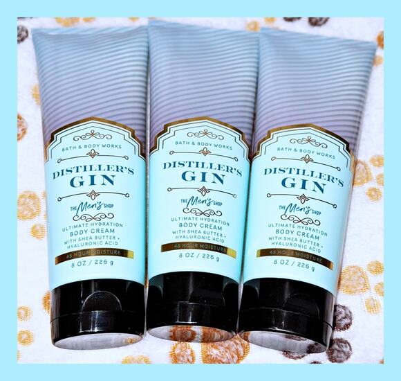 Bath & Body Works Other - Bath & Body Works Distiller's Gin Men's Shop Ultimate Hydration Body Cream x3